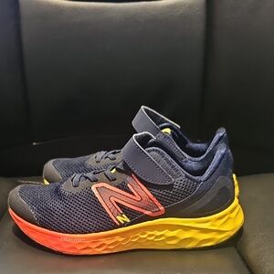 New Balance Kids' Blue and Yellow Sneakers